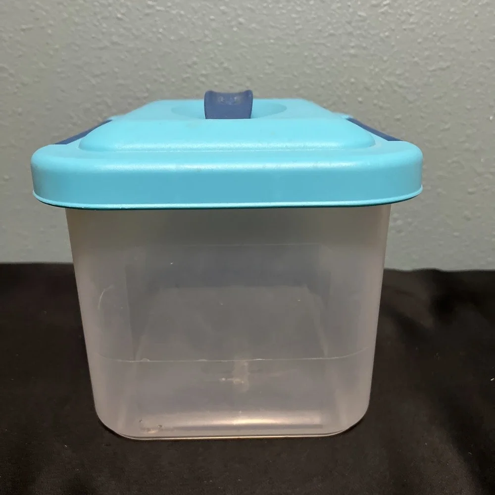 Sterilite‎ Show Offs 2008 Blue Small 1892 Handle Snap Lid  - USA
